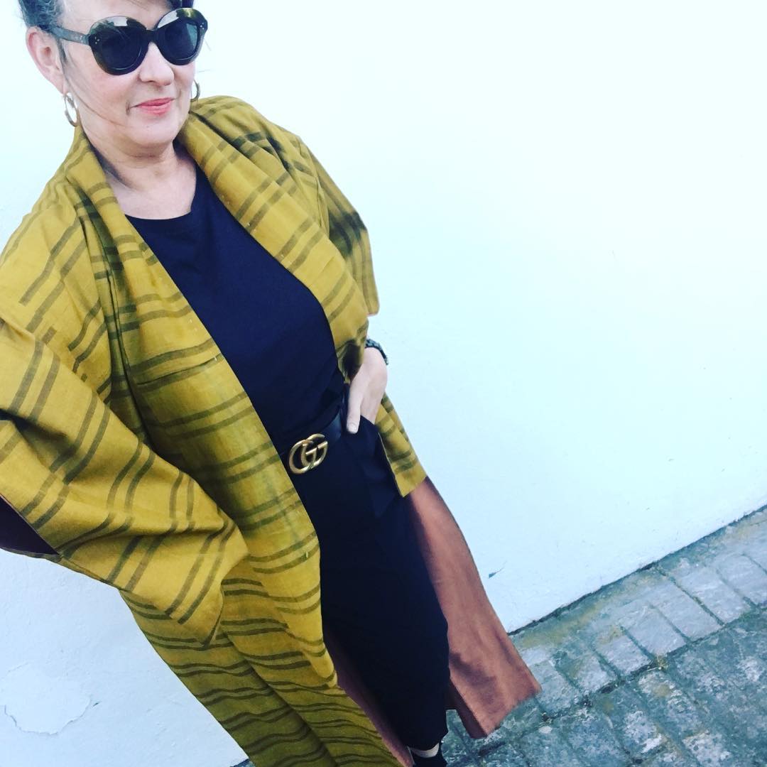 Customer wearing Sumo Vintage